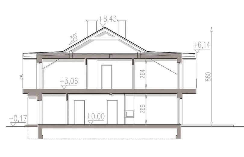 Diana 3 dwurodzinny (jednorodzinny dwulokalowy)