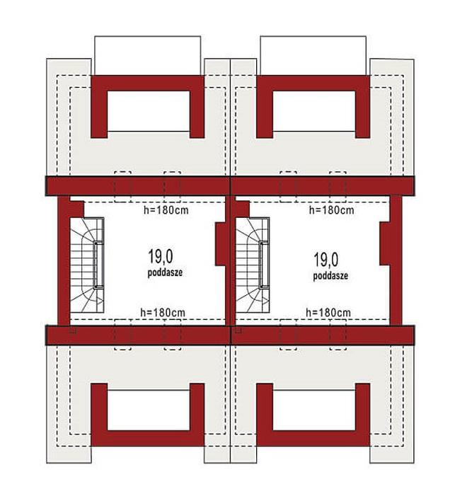 Diana B dwurodzinny (jednorodzinny dwulokalowy)