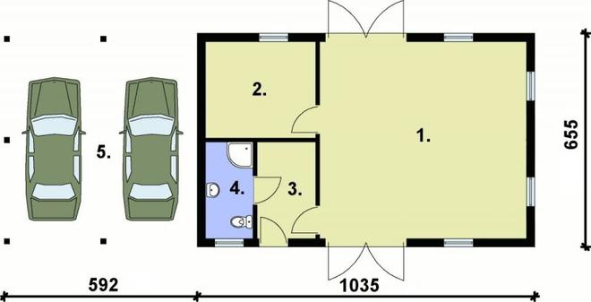 Budynek inwentarsko-gospodarczy BGS3