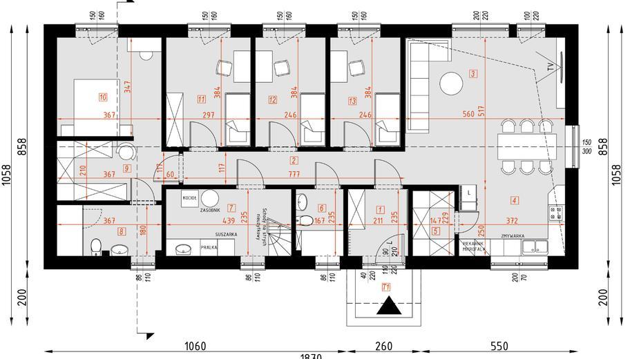 Projekt domu D406