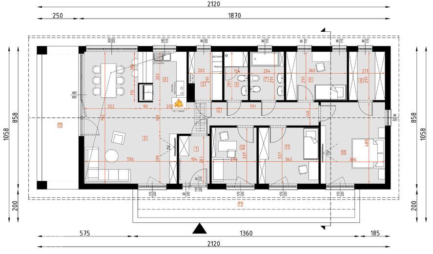 Projekt domu D418