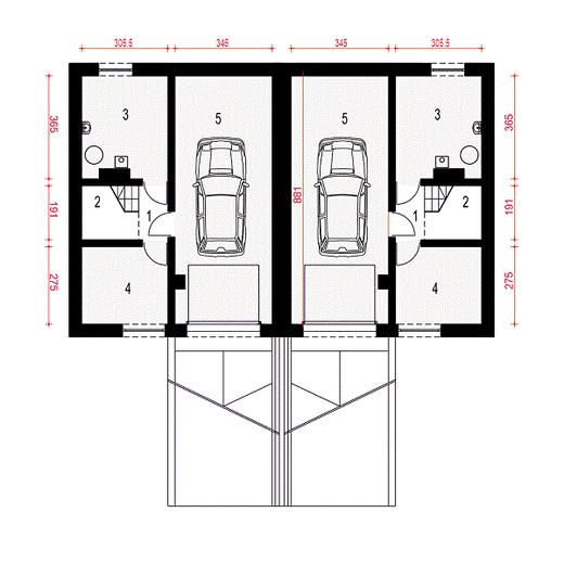 Grab z garażem 1-st. [A1-ZBL1]