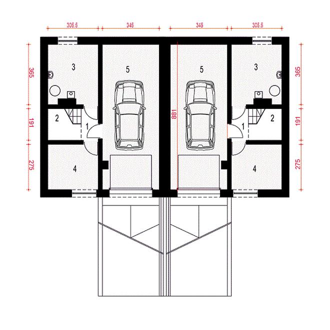 Grab z garażem 1-st. [A1-ZBL1]