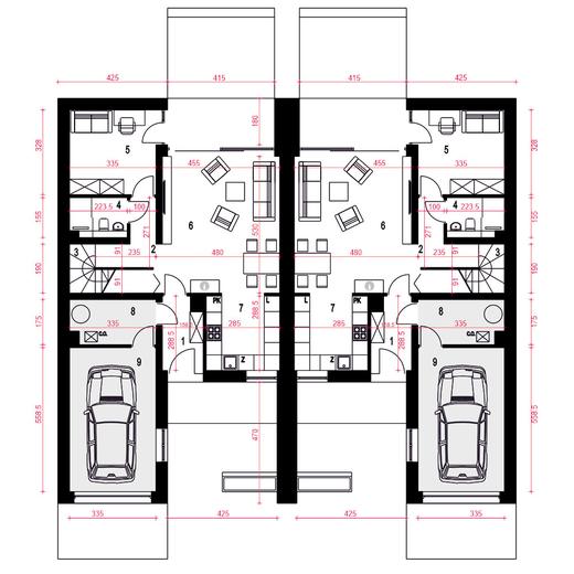 Talia z garażem 1-st. [A-BL2]