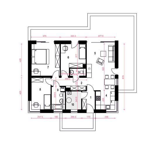 Lusia II bez garażu [B]