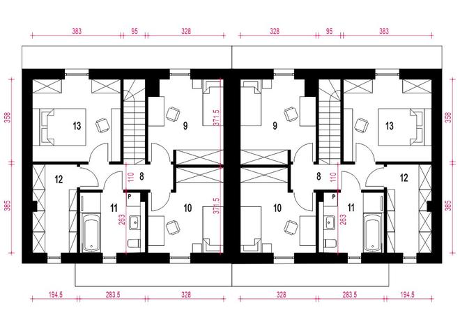 Gaja z garażem 1-st. [A-BL]