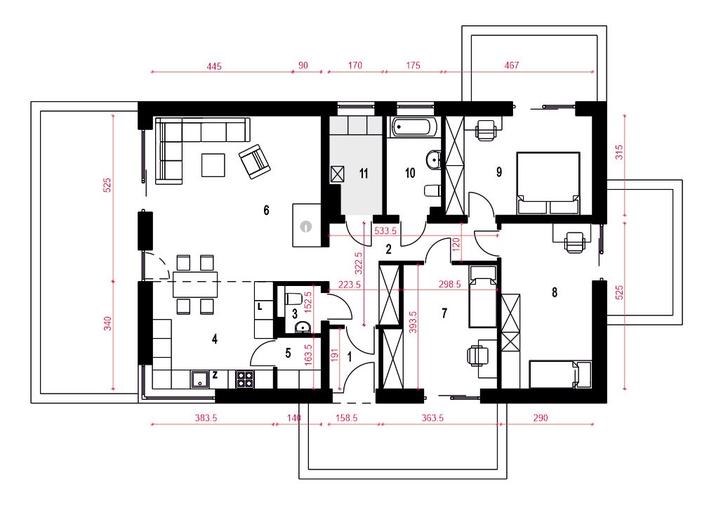 Lena II bez garażu [B]