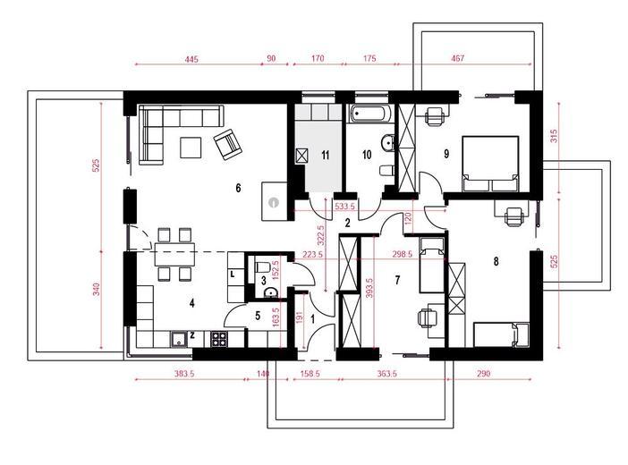 Lena II bez garażu [B]