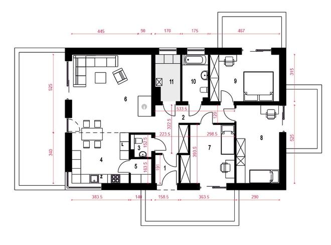 Lena II bez garażu [B]