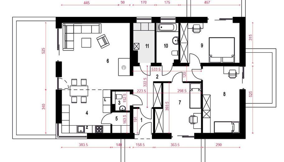 Lena II bez garażu [B]