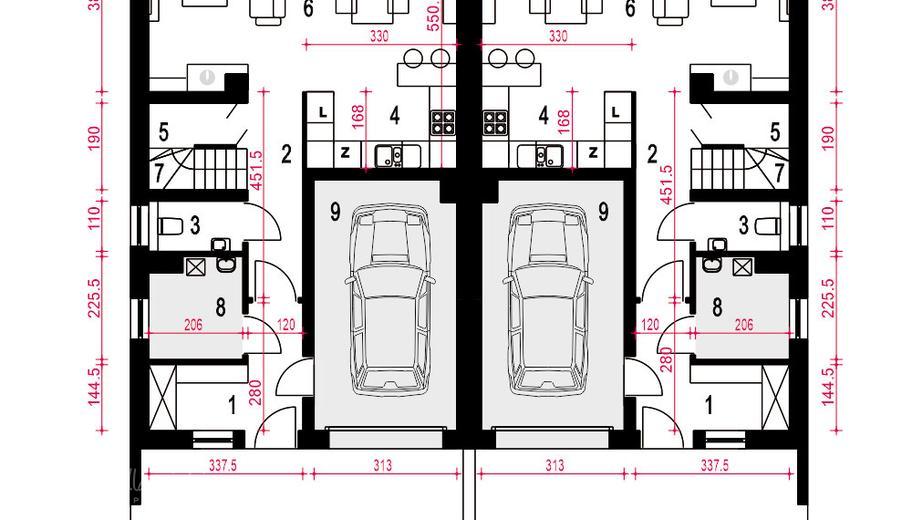 Głuszec III Mode z garażem 1-st. [A-ZBL1]