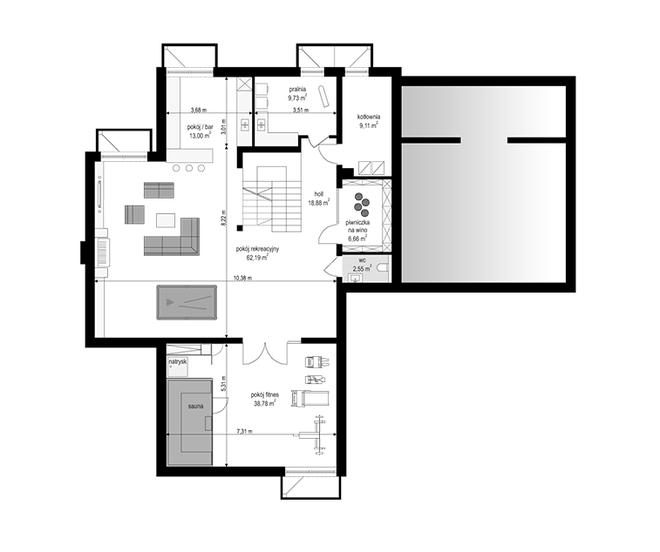 Dom z widokiem wariant D