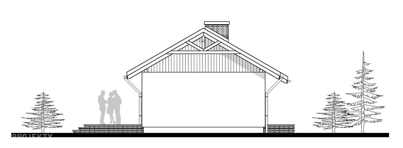 Projekt domu L-239 mur