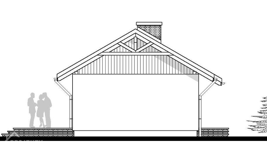 Projekt domu L-239 mur