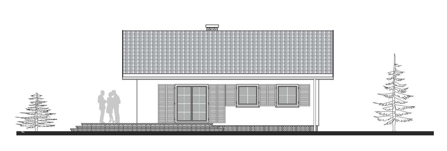 Projekt domu L-239 mur