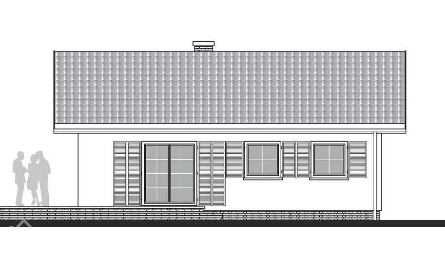 Projekt domu L-239 mur