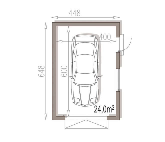 Garaż / Budynek gospodarczy APG11A