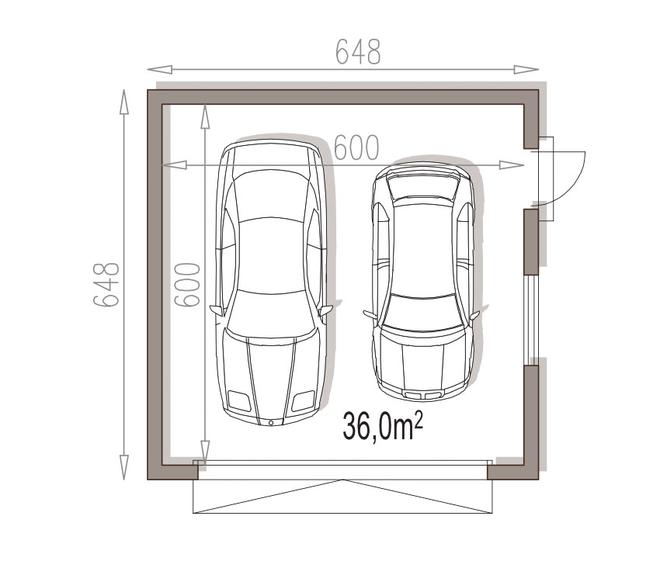 Garaż / Budynek gospodarczy APG11B