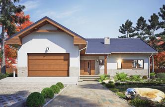 Gąska IV A z garażem 1-st. [A]