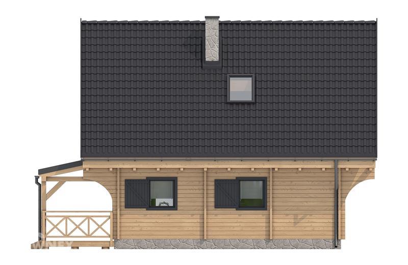 Jutrzenka powiększona z zadaszonym tarasem