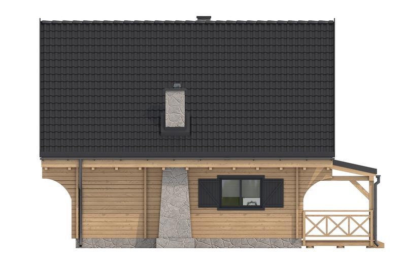 Jutrzenka powiększona z zadaszonym tarasem