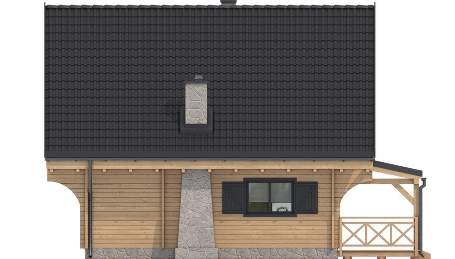 Jutrzenka powiększona z zadaszonym tarasem