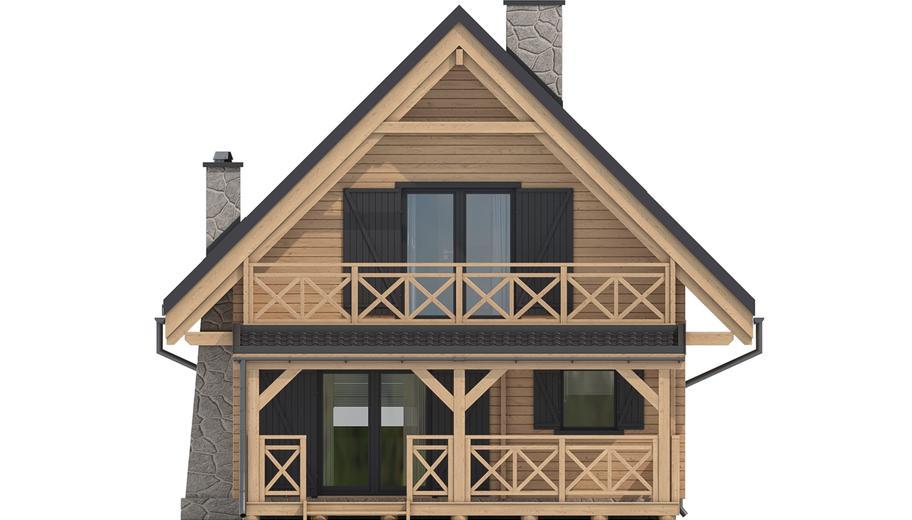 Jutrzenka powiększona z zadaszonym tarasem