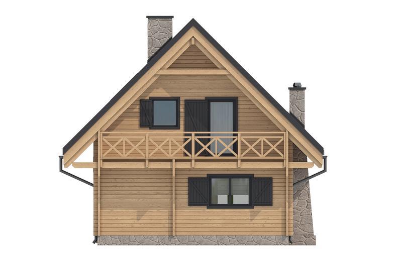 Jutrzenka powiększona z zadaszonym tarasem