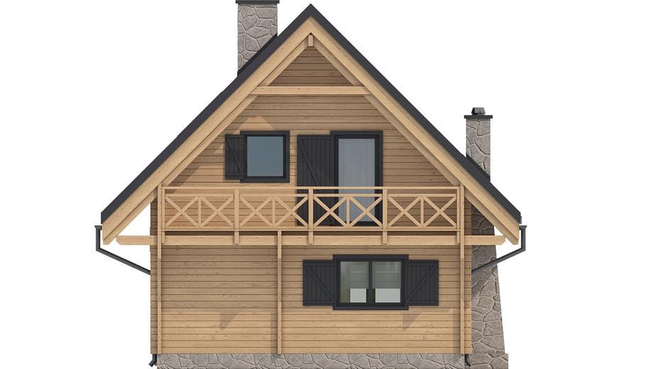 Jutrzenka powiększona z zadaszonym tarasem