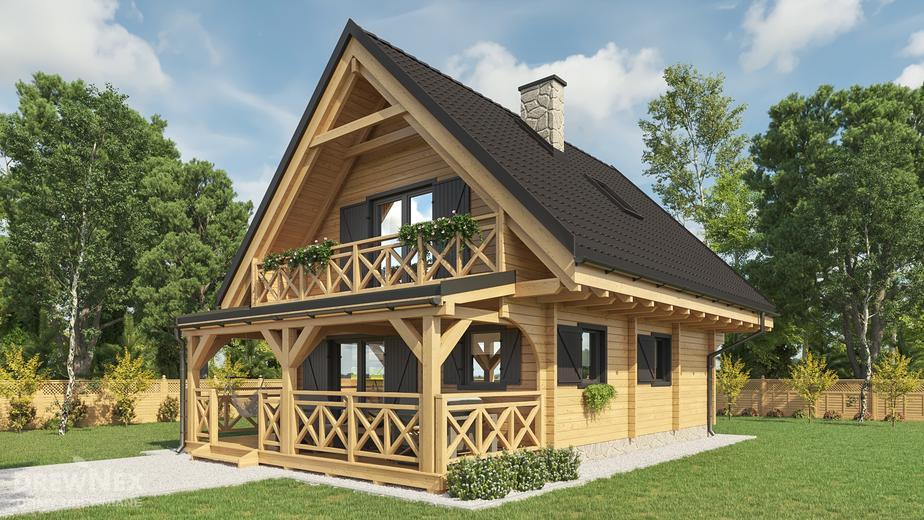 Jutrzenka powiększona z zadaszonym tarasem