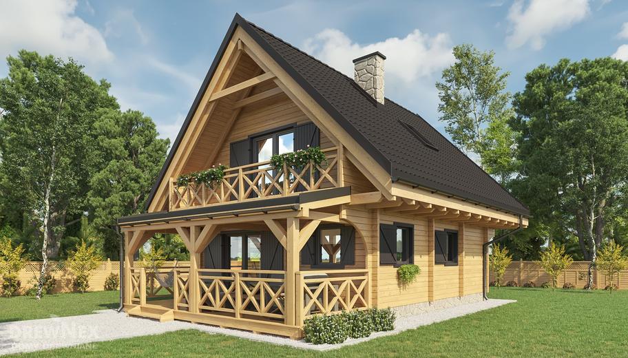 Jutrzenka powiększona z zadaszonym tarasem