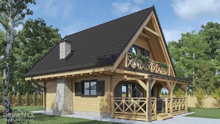 Jutrzenka powiększona z zadaszonym tarasem