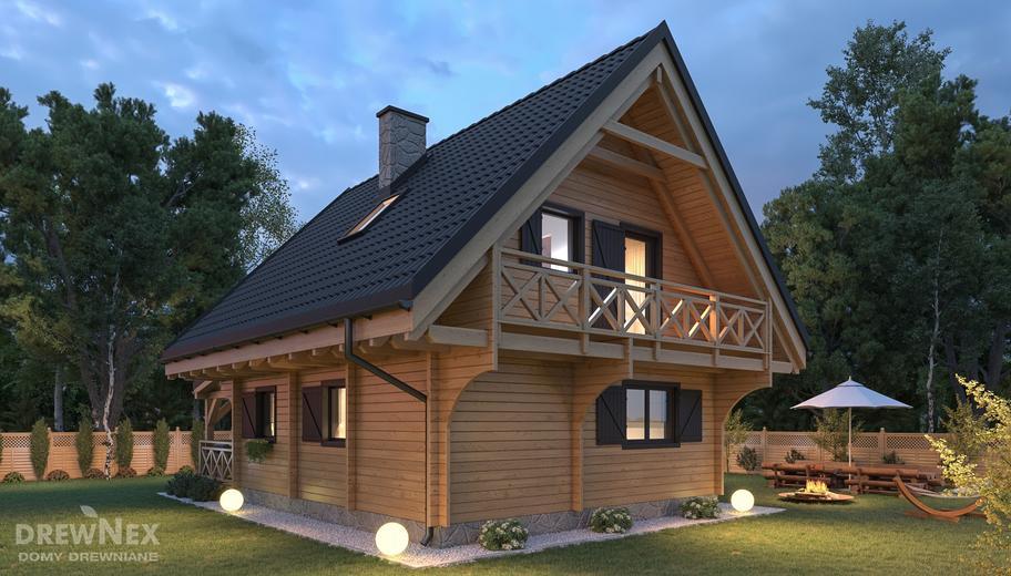 Jutrzenka powiększona z zadaszonym tarasem