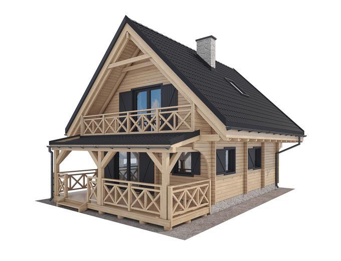 Jutrzenka powiększona z zadaszonym tarasem