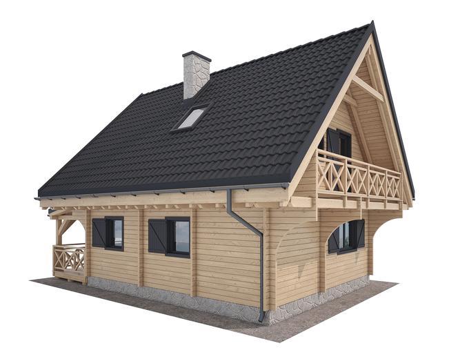 Jutrzenka powiększona z zadaszonym tarasem