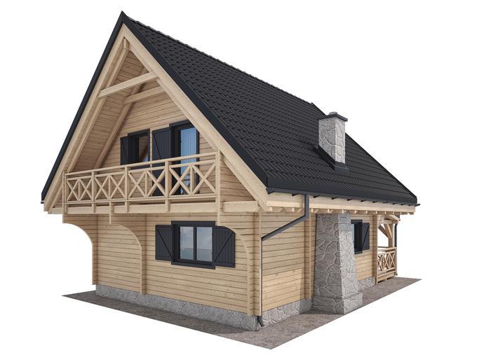 Jutrzenka powiększona z zadaszonym tarasem