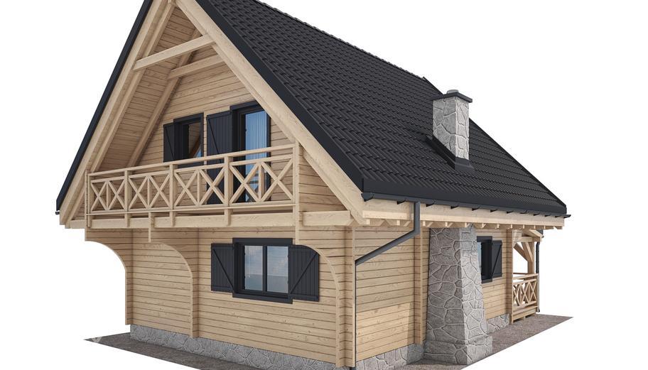 Jutrzenka powiększona z zadaszonym tarasem