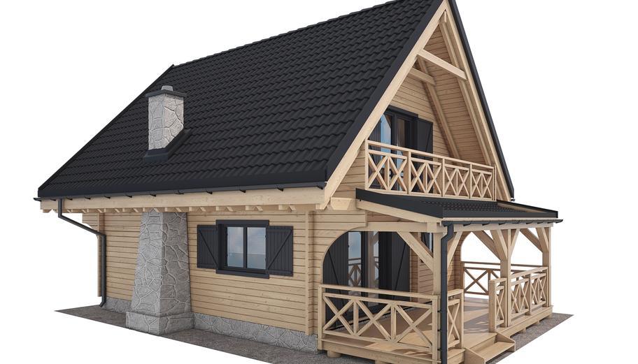 Jutrzenka powiększona z zadaszonym tarasem