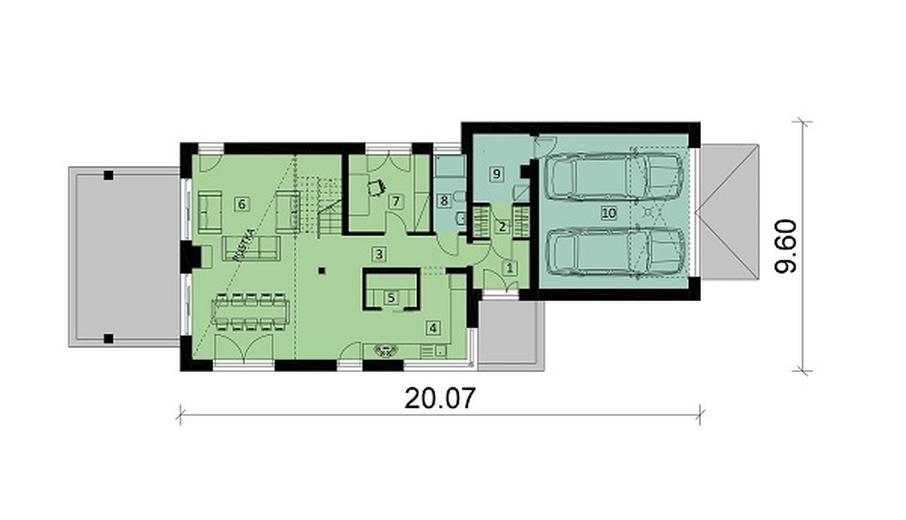Projekt domu Ka114 T
