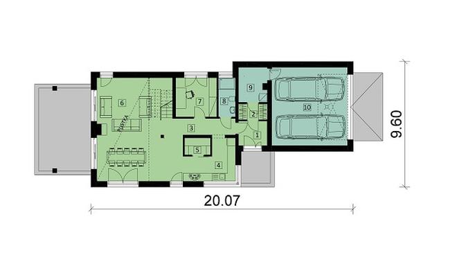 Projekt domu Ka114 T