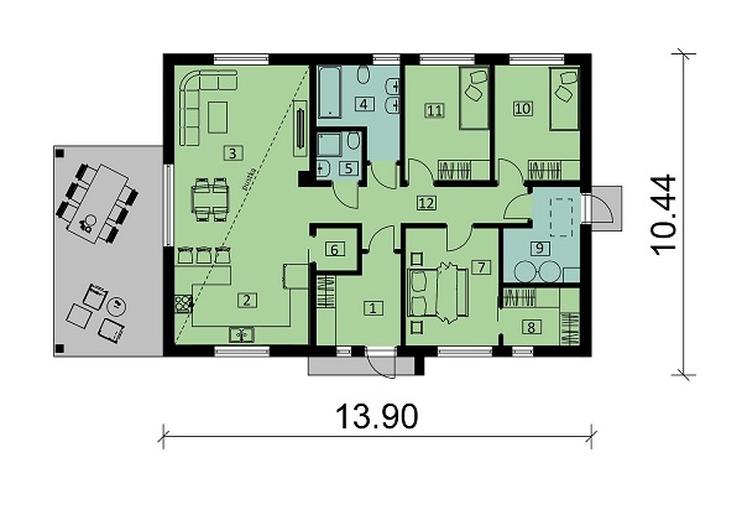 Projekt domu Ka191 Sz
