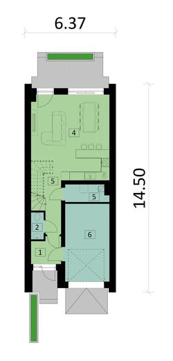 Projekt domu Ka227 S (segment)