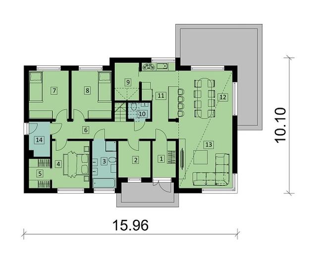 Projekt domu Ka231 Sz