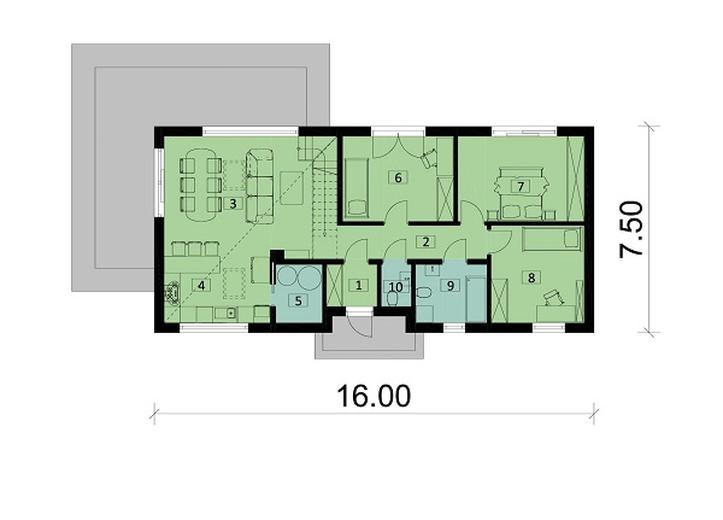 Projekt domu Ka237 Sz