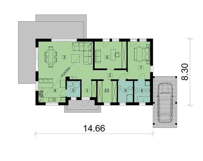 Projekt domu Ka238 Sz