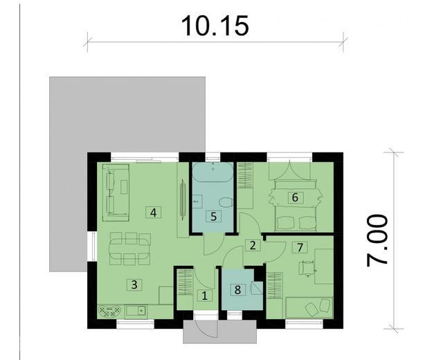 Projekt domu Ka252