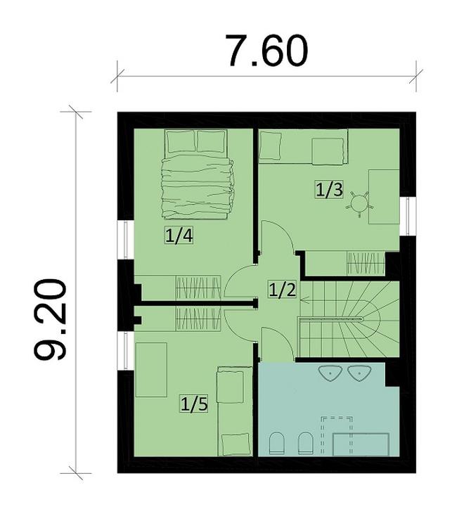 Projekt domu Ka255 T