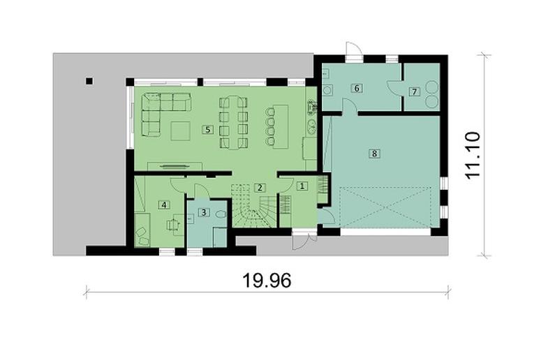 Projekt domu Ka258 T
