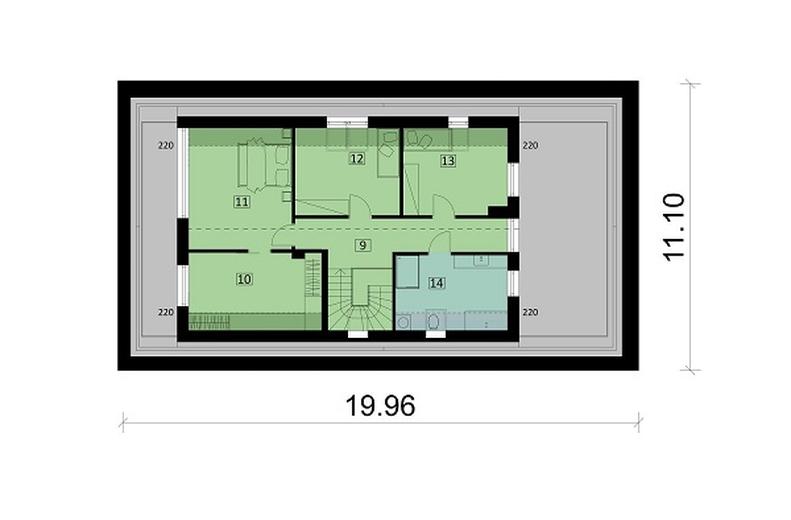 Projekt domu Ka258 T