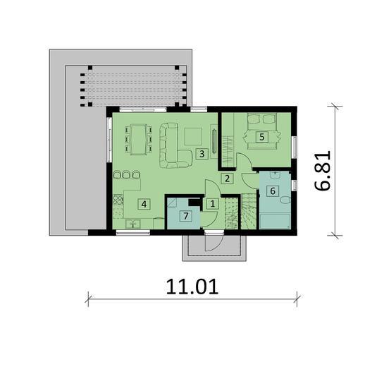 Projekt domu Ka273 Sz